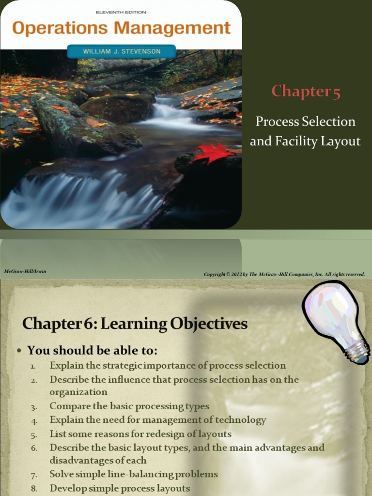 Process Selection and Facility Layout | PDF | Automation | Sustainability