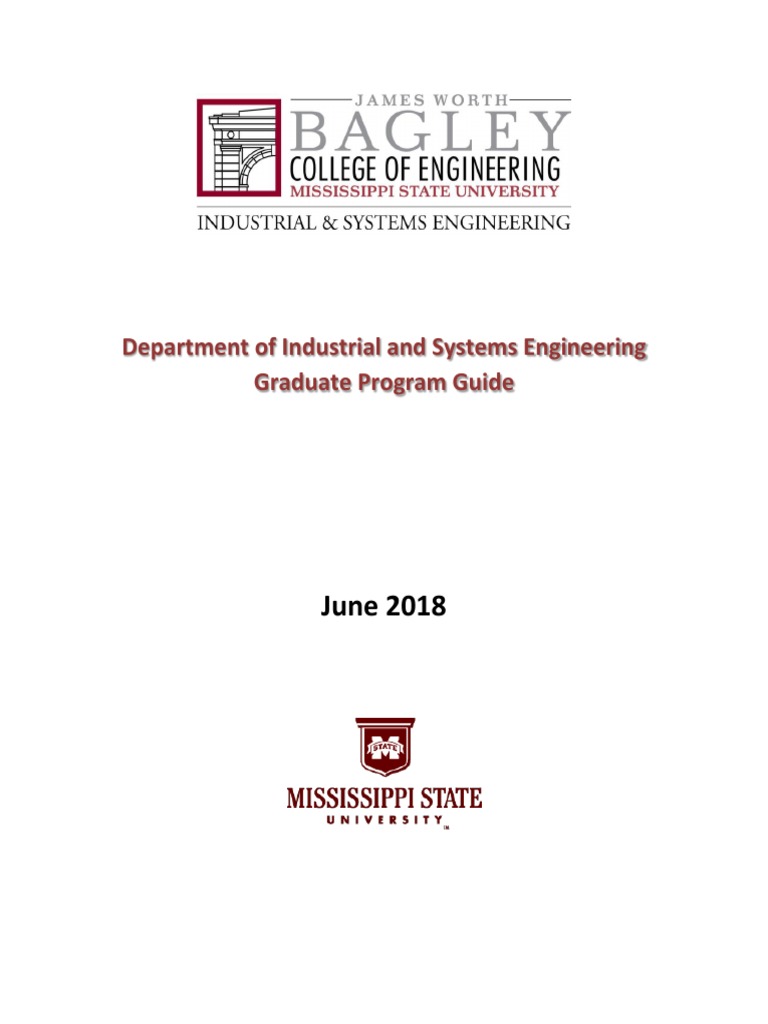 Ise Graduate Program Guide Pdf Graduate School Thesis