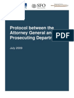 Protocol Between the Attorney General and the Prosecuting Departments