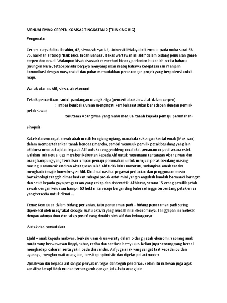 Menuai Emas Pdf