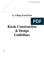 Le Village Kiosk Construction and Guidelines