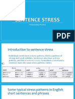 Sentence Stress: Pronunciation Practice