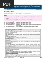 Computer Aided Management: Subject Code: CAM