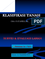 Klasifikasi Tanah