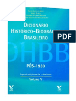 Dicionario Historico Biografico Brasileiro (FGV) - José Serra (PSDB)