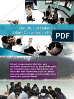 Materi 1 - Kedudukan Halaqah Dalam Dakwah Dan Harakah