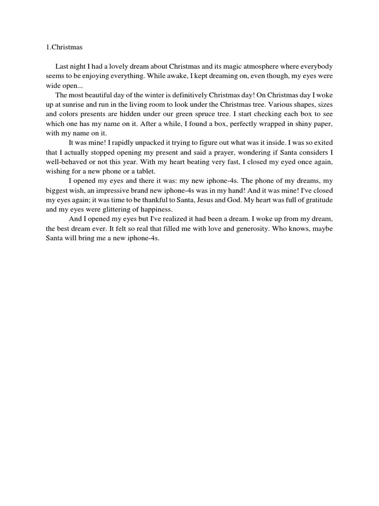 Texte Engleza | PDF | Christmas