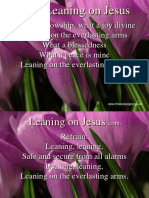 Leaning On Jesus