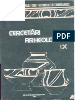 Cercetari Arheologice IX 1992 PDF
