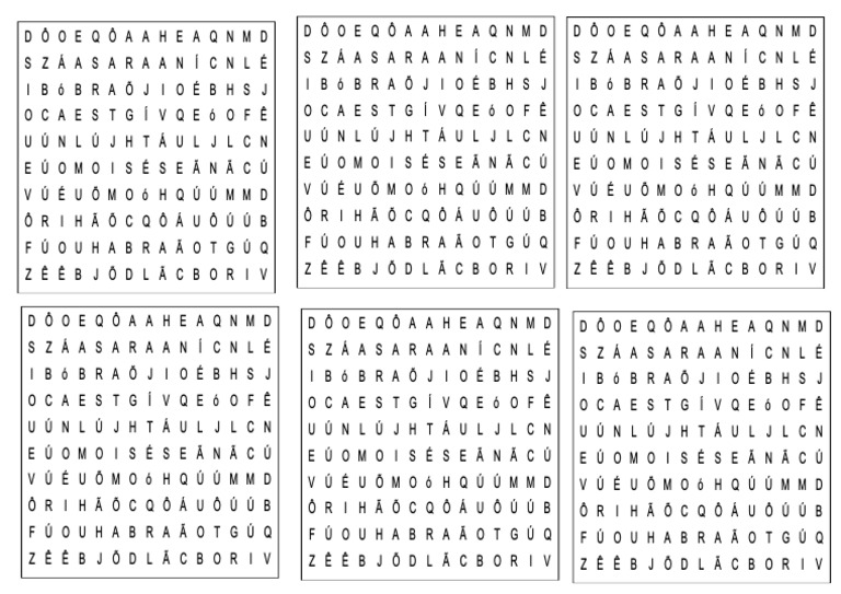 Caca Palavras Abraao Noe Pdf