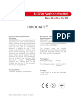Ribocare: Product Description and Purpose Normative and Legal Requirements