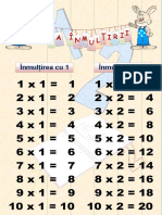 Tabla Inmultirii Plansa 4