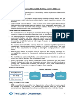 Computable General Equilibrium (CGE) Modelling and SG's CGE Model