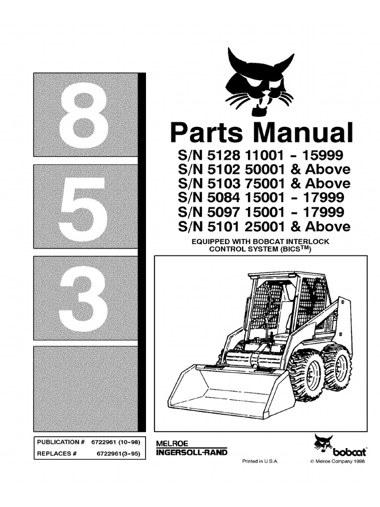 S185 Bobcat Parts Diagram Used Bobcat S185 Skid Steer Loader Parts
