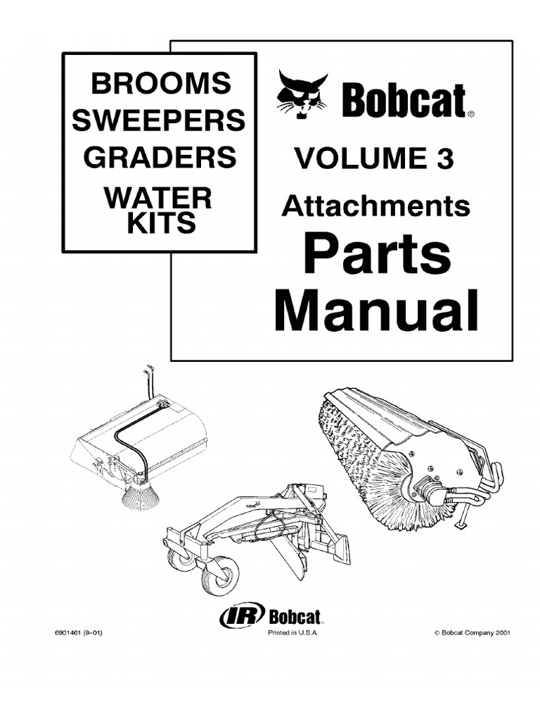 Bobcat Sweeper 72 Parts Manual