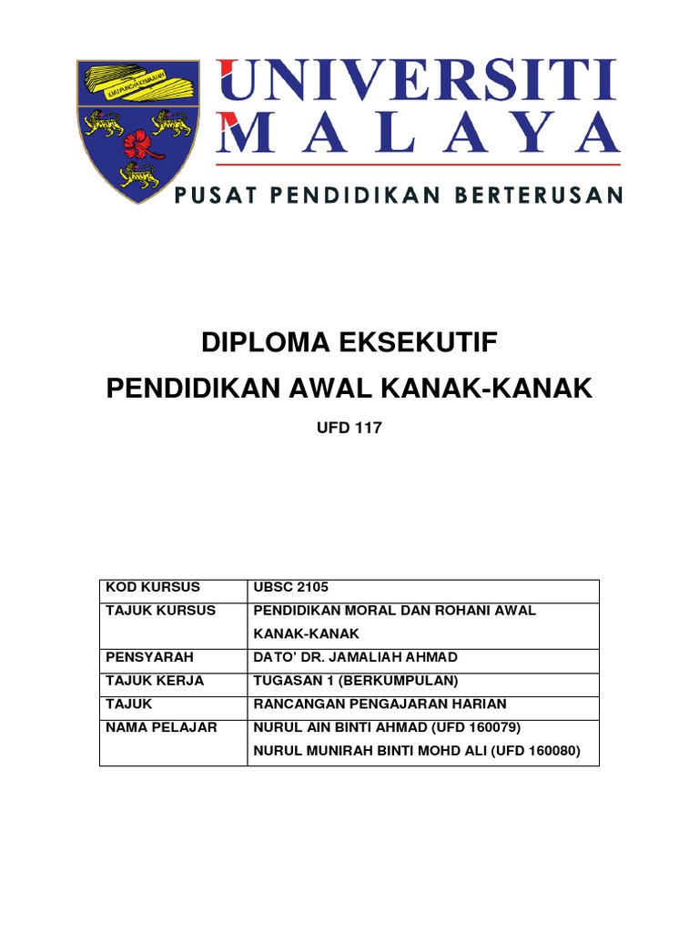 Contoh Rph Pendidikan Moral Prasekolah Pdf