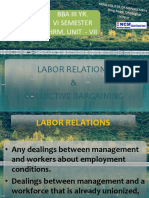Labor Relations, Unit-7 HRM