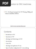 CHAPTER 1 - Introduction To CNC Machines