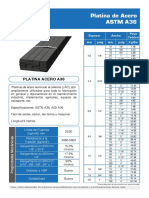 Platinas de Acero A36