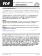 EAD Category Codes Overview | PDF | Alien (Law) | Immigration To The ...