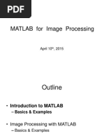 MATLAB For Image Processing: April 10, 2015