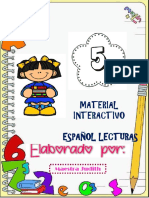 Material interactivo español lecturas