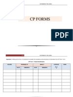 Contingency Planning Forms