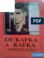 De Kafka A Kafka - Maurice Blanchot