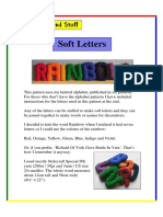 Soft Letters: Frankie's Knitted Stuff