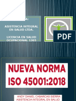 Iso 45001 e Indicadores Ais Ocupacional