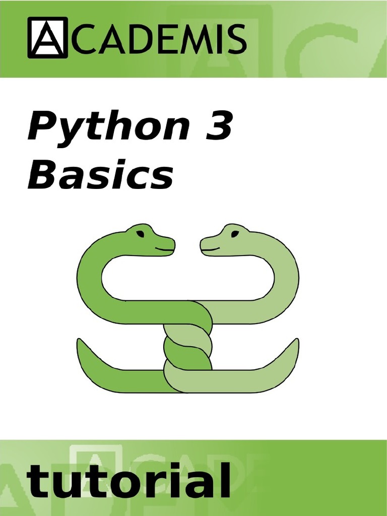 Python 3 Basics - Tut PDF | PDF | Python (Programming Language) | Data Type