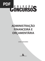 AFO - Administração Financeira e Orçamentária 2008