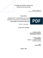 DIVERSITATEA COLEOPTERELOR in Podisurile Moldovei PDF