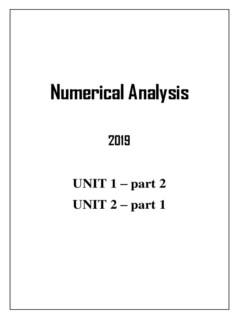 A Comprehensive Guide to Numerical Analysis Techniques for Root Finding ...