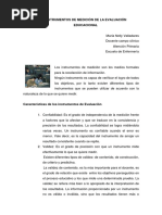 Instrumentos de Medici n de La Evaluaci n Educacional