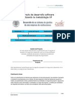 Ejemplo de Desarrollo Software Utilizando La Metodología XP: Introducción Gestión Del Proyecto Implementación Pruebas