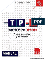 TP-R. Toulouse-Piéron Revisado. Prueba Perceptiva y de Atención