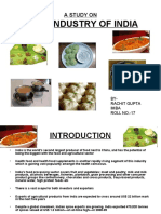 Food Industry of India: A Study On