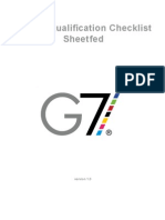 G7 Pre Qualification Checklist Sheetfed v1.3