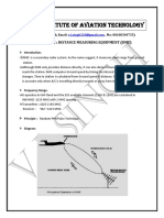 Thakur Institute of Aviation Technology: Synopsis: Distance Measuring Equipment (Dme)