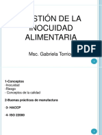 Gestion de La Inocuidad Alimentaria