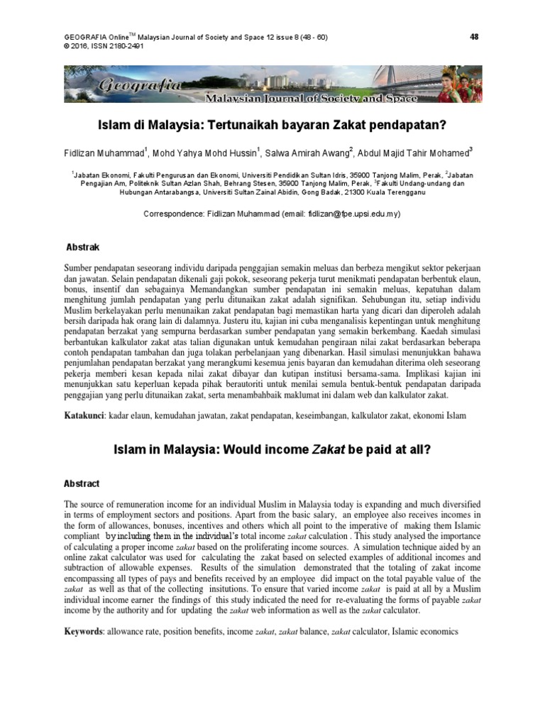 Tertunaikah Bayaran Zakat Pdf