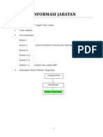 Formulir Informasi Jabatan Ka TU SMP 2014