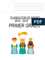 Planeacion de Enero 2018 - 2019 Primer Grado