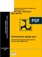 Spesifikasi Umum 2018 - Cover