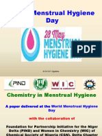 World Menstrual Hygiene Day: © DR D.F. Ogeleka