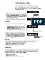 Problem Solution Pattern