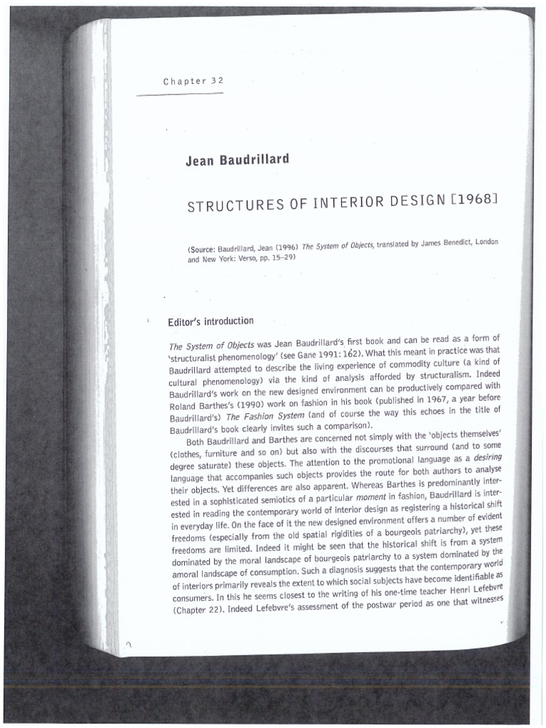 Structures of Interior Design 1968 | PDF
