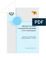 Proyecto Pais Venezuela Reconciliada PDF