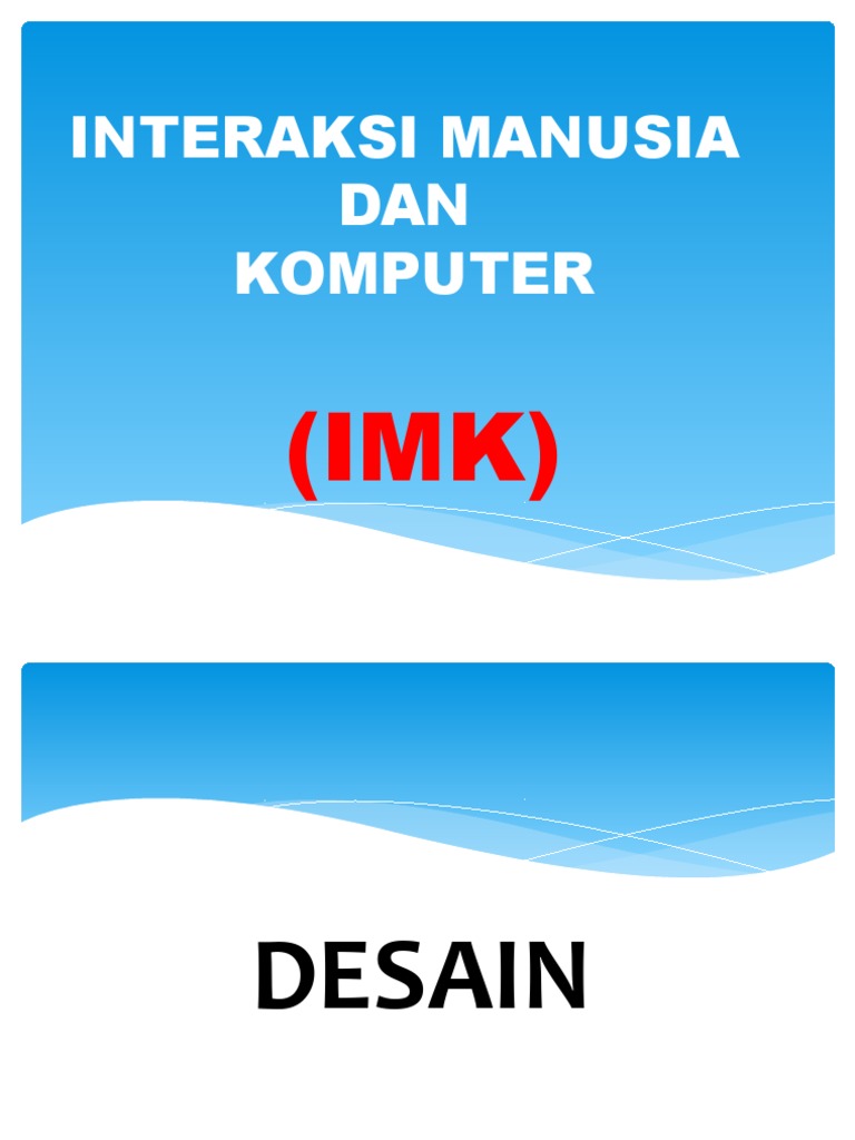 Prinsip Desain User-Centered dalam IMK | PDF